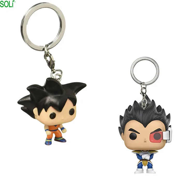 Dragon Ball Con Số Nhỏ Con Đồ Chơi Dragon Ball Z Super Saiyan Goku Vegta Pocket Keychain