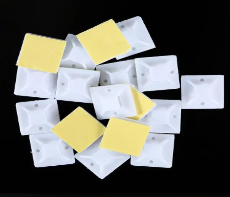 塑料电缆扎带安装电线拉链领带安装自粘电缆线拉链领带支架