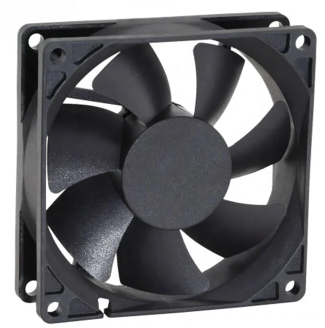fan manufacturer CE RoHS certificate 8cm dc fan 12 volt  80x80x25mm brushless axial cooling fan for led lighting