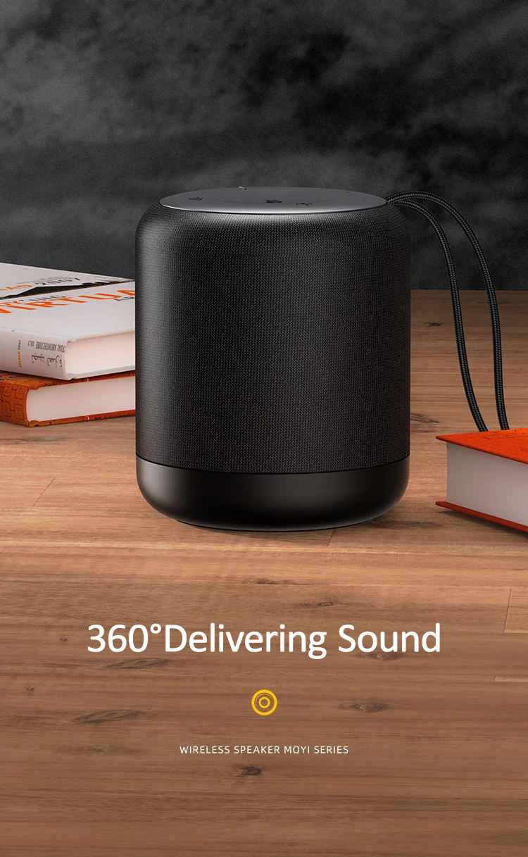 Usams Moyi Series 2000mAh BT 5.0 Wireless Audio Smart Speaker with compatible devices - ANKUX.COM