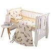 Wholesale Summer 5pcs Baby Bed Crib Bedding Set