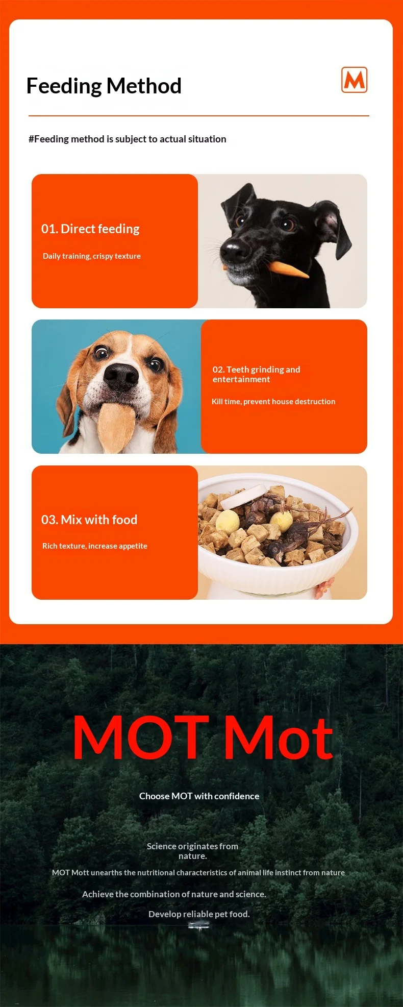 Premium MOT Mott Pet Jerky Snack Duck & Chicken & Pig Dried Breast Strips Protein-Rich Dog Treat factory