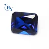 Lab Grown 113# blue octagon synthetic spinel gems with factory price
