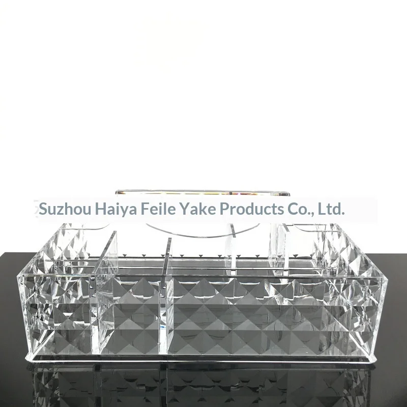 Portable and Compact Rectangle Transparent PS Plastic 1L Glossy Desktop ...