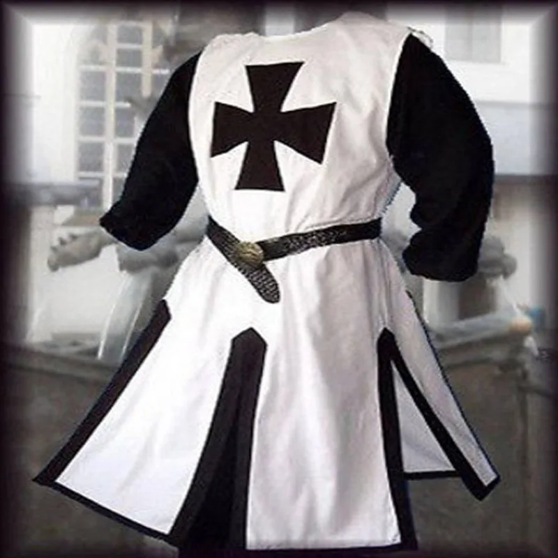 Medieval Warriors Knight Templar Crusader Costume For Adult Men Gown ...