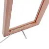 3D Acrylic LED Beech Wood Decorative Photo Frame Light Wooden Photo Frame Table Lamp