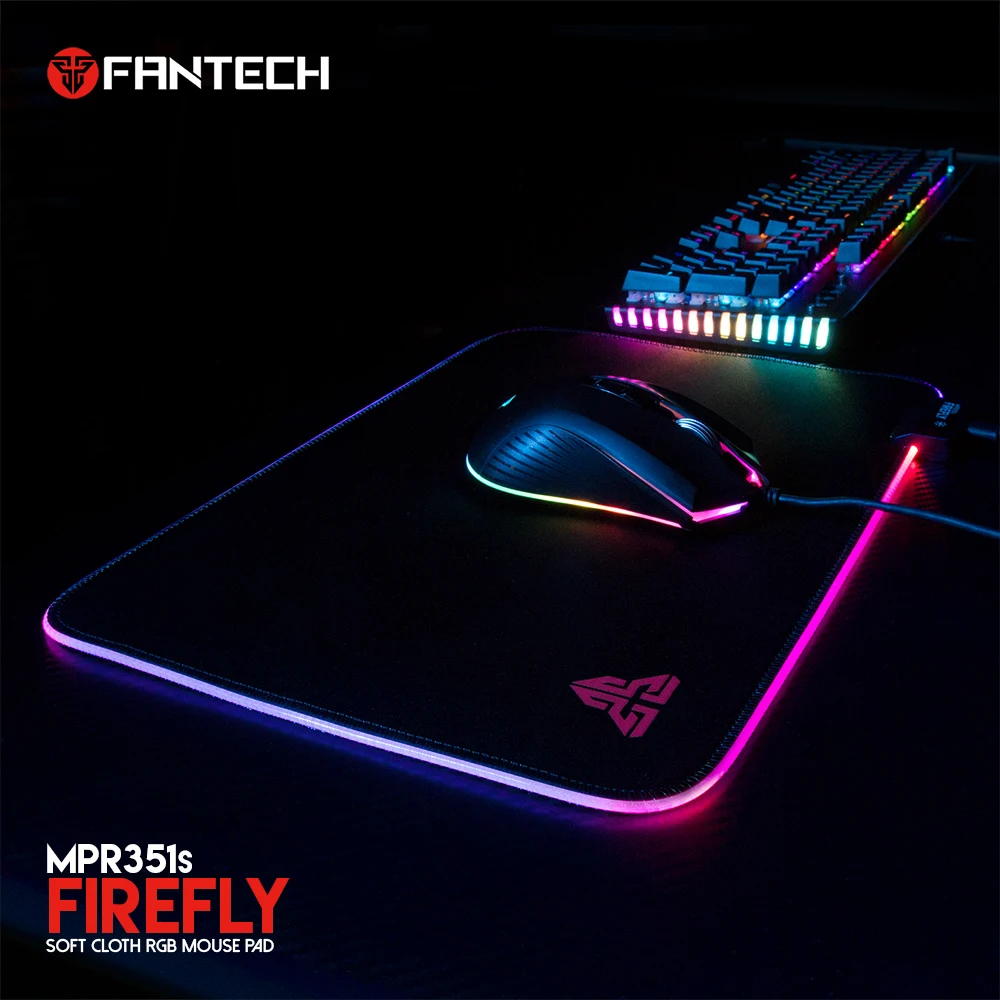 Fantech / коврик для мыши Firefly mpr800s (RGB), 800*300 мм. Fantech коврик RGB. Soft Cloth RGB Mouse Pad. Белый RGB коврик для мышки.