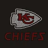 top quality best price KC Chief Team Logo Rhinestone Transfer Designs for garment