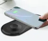 Fast and quick Double Pad Fast QI Wireless Charger 2-1 charging wireless mouse pad