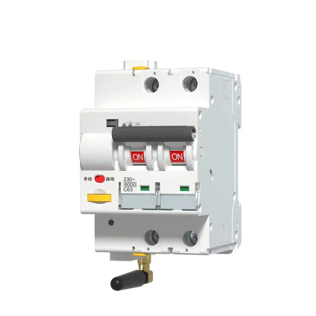 Single Phase 2p Modbus Rs485 Circuit Electricity Breaker 63a Short Circuit Protection Buy