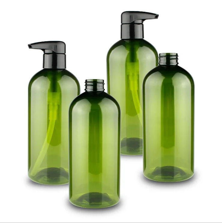 Environmentally Recyclable Plastic Green Lotion Shampoo Cosmetic