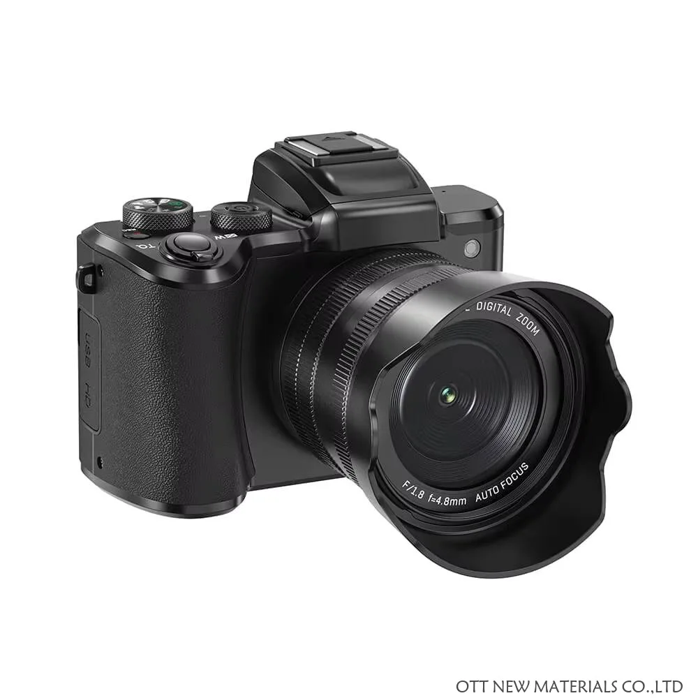 Sony a7 V full-frame mirrorless camera with attached zoom lens on a studio table