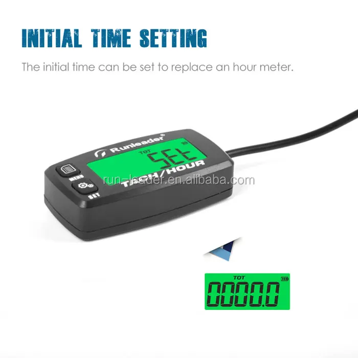 Multicolor Backlight Tachometer/hour Meter For Motorcycle Atv Pit Bike