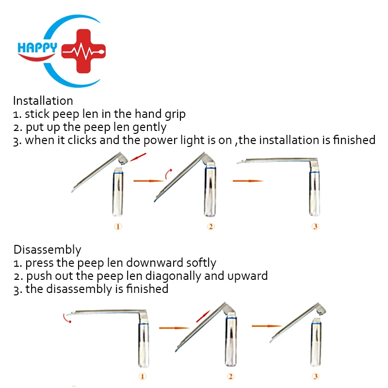 Hcr050 Small Animal Laryngoscope Veterinary Anesthesia Laryngoscope
