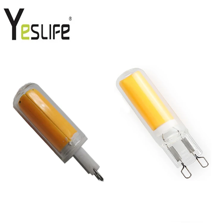 High Lumen 2.8W COB G9 led bulb instead corn bulb 360 degree lighting warm white 220V led lamp flicker free G9 bulb