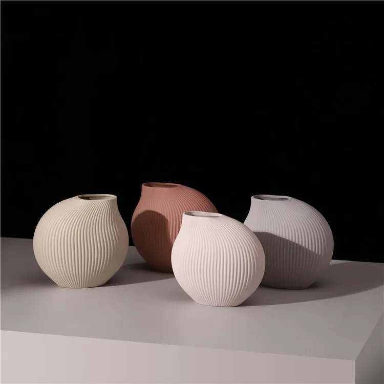 Pastel Minimalism Style Wedding Centerpieces Hotel Decorative Potty