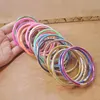 Custom PVC glitter jelly bracelet Bangle for women kids