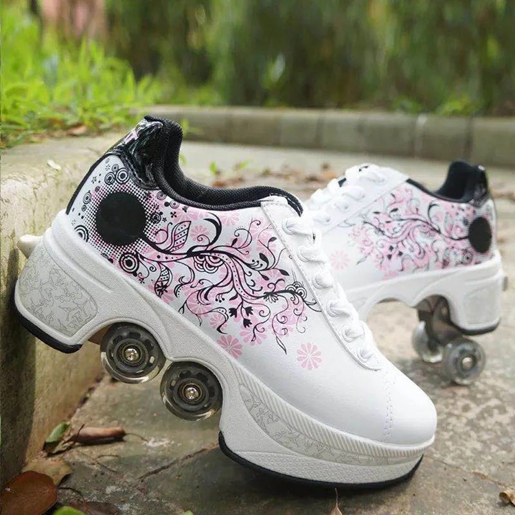 Deformation Kids Kick Wheel Shoes Wholesale Adult And Children Kick Out