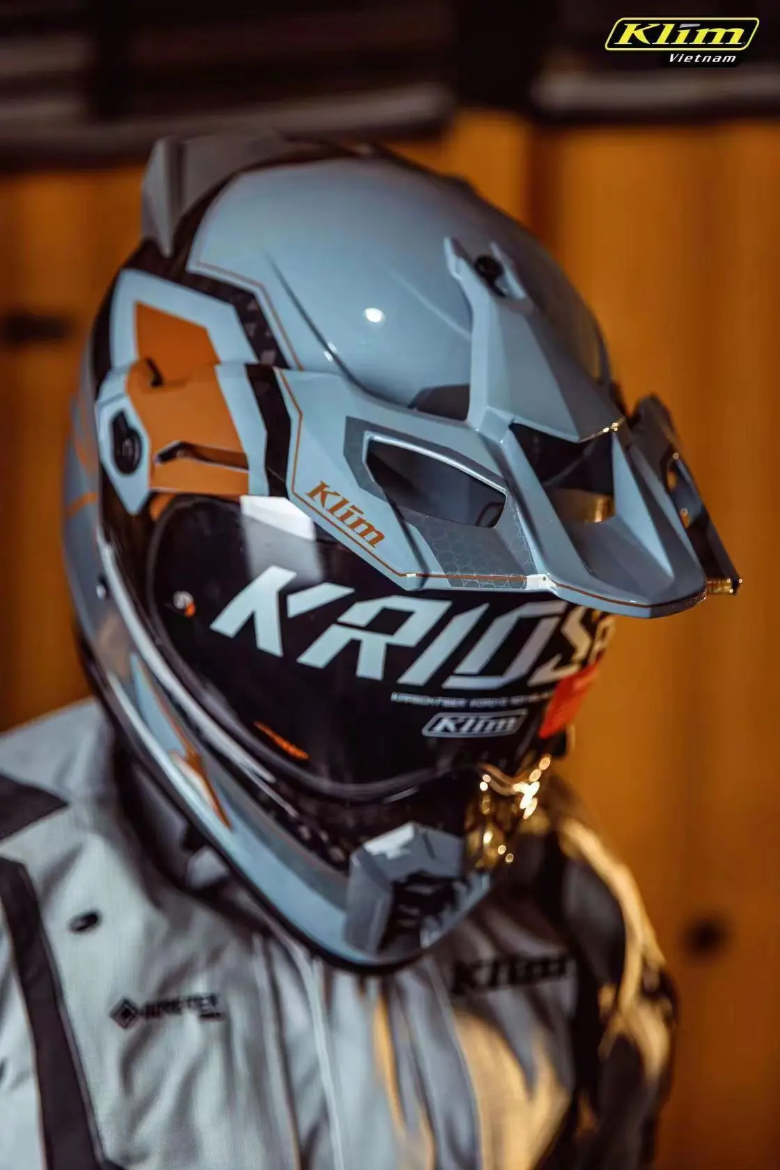 Klim Krios Pro Motorcycle Helmet Carbon Fiber Off-road Rally Helmet Adv ...