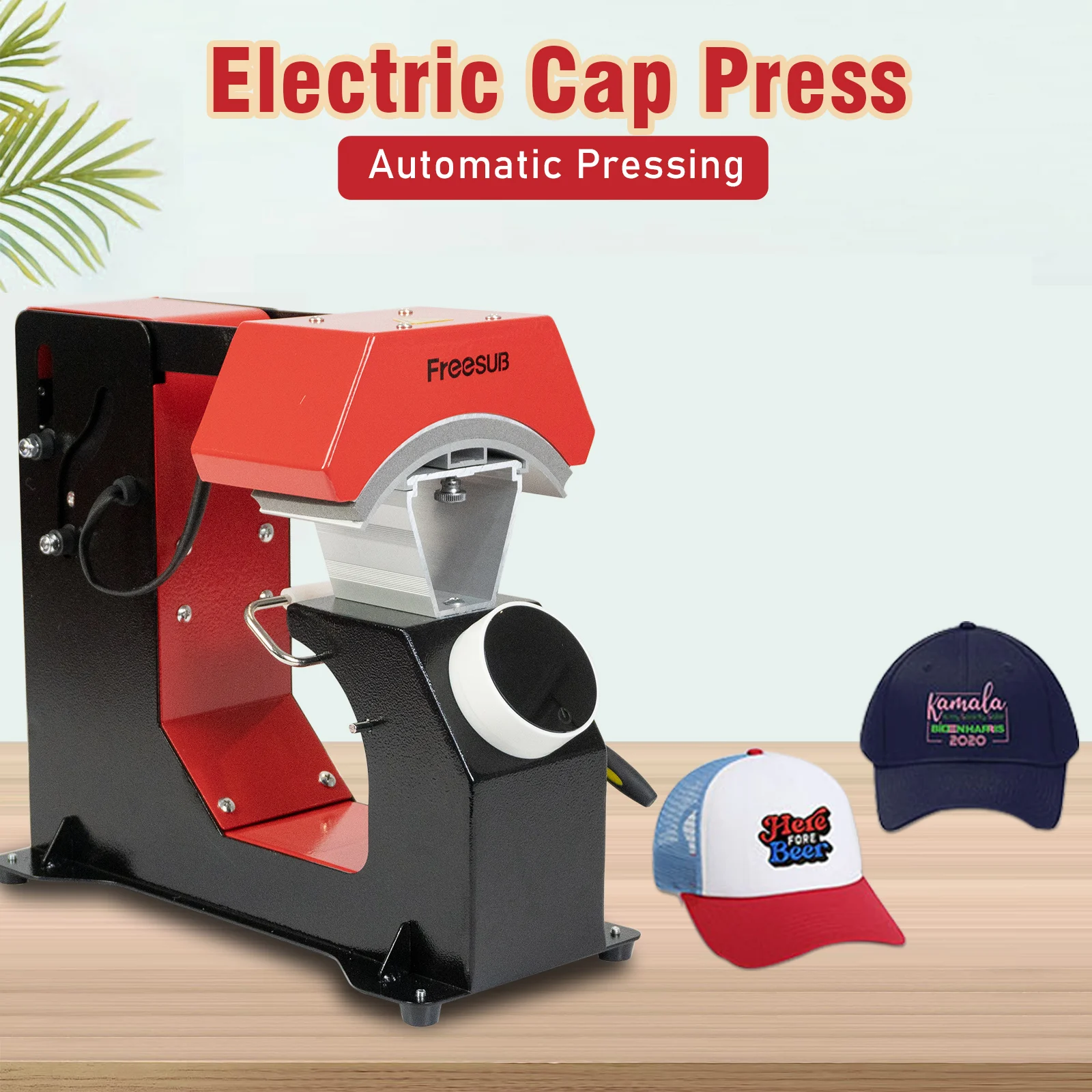 Freesub F136 New Electric Cap Sublimation Machine Automatic Hat/cap