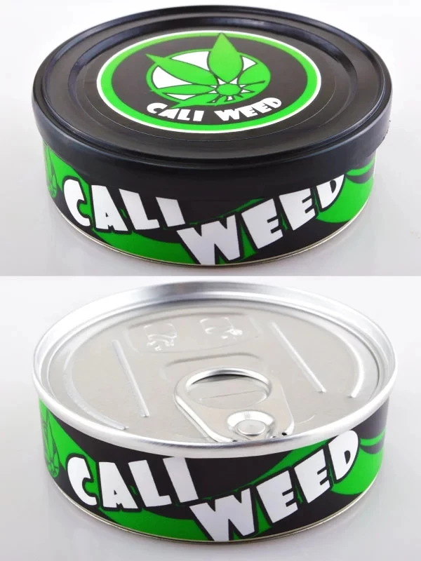 100ml 3.5gram Press In Tins Weed Cans With Variety Designs Labels Buy Weed Smell Proof Can Pop