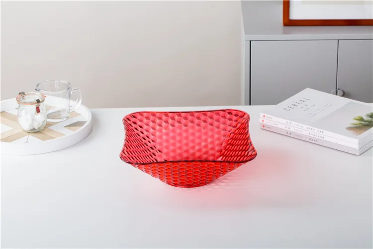 New products eco-friendly custom logo square snack fruit plates sets dinnerware plastic plate  .jpg