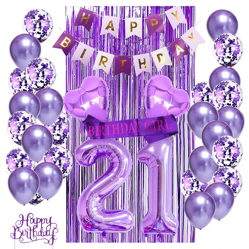 Decorations Pour Anniversaire Fournitures De Decoration Pour Fete De 21 Ans Avec Banderole Pour Joyeux Anniversaire Buy Fournitures De Fete Joyeux Anniversaire Decorations De Fete Joyeux Anniversaire Fournitures De Fete Banniere Joyeux Anniversaire