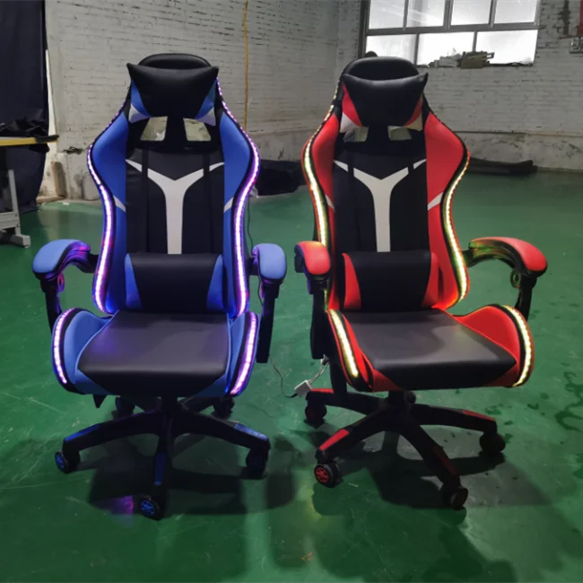 like regal china High Quality Led game chair cheap ergonomic custom quality gaming room oem Chairs computer With Light gamer pc