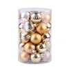 Christmas Balls Ornaments for Xmas Tree - Shatterproof Christmas Tree Decorations Hanging Ball 4cm x 24 Pack