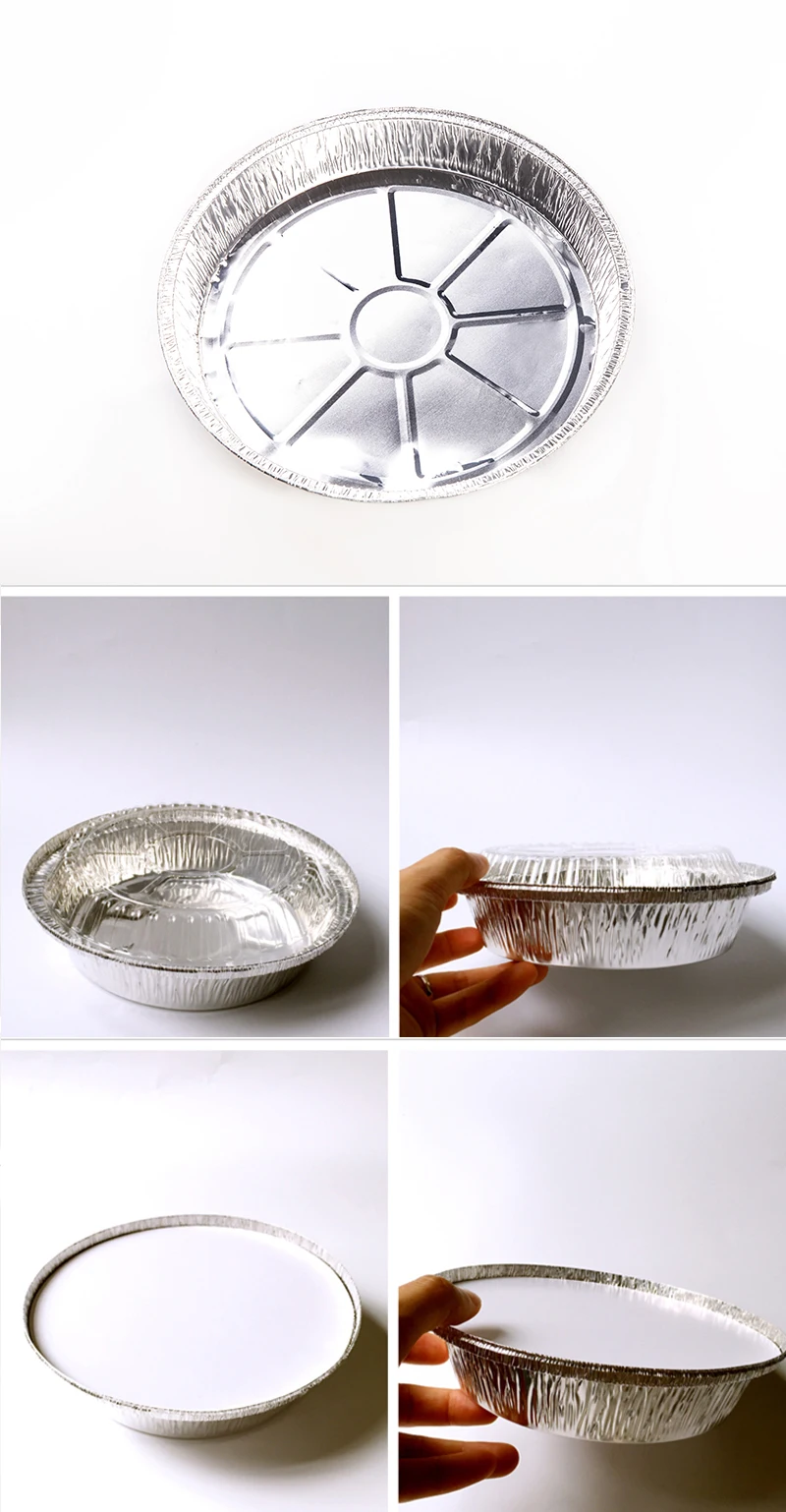 High Quality 11 Inch Takeout Serving Food Container Round Aluminum Foil