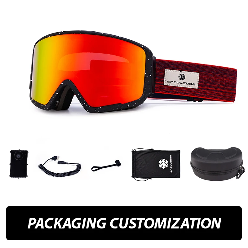 Hubo 190d Heated Ski Goggles Electrothermal Anti Fog System With