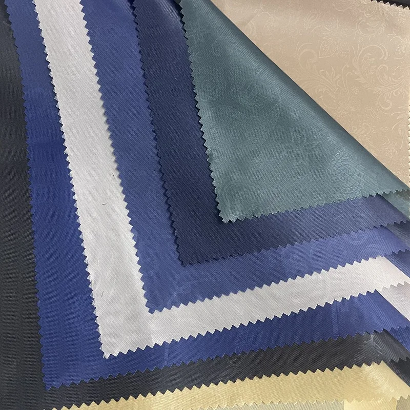 Embossed Polyester Taffeta 190t Embossed Fabric For Garment Lining