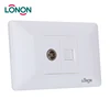 Solid reputation television tv computer electric wall socket