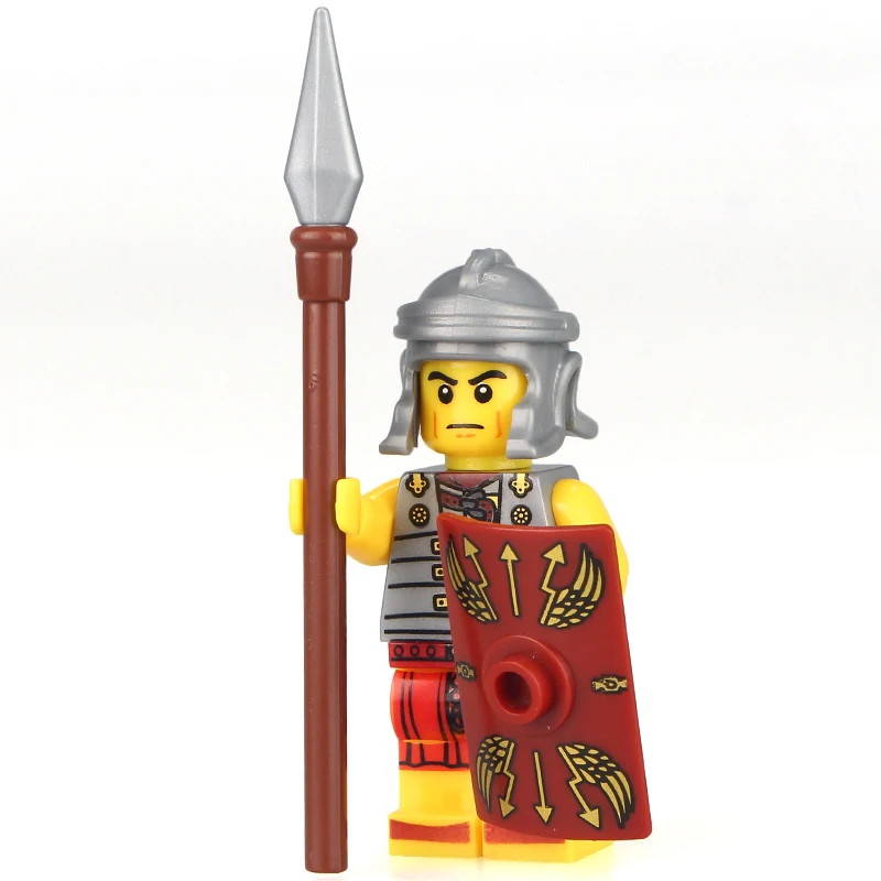 Roman Soldier Series 6 Collectible Mini Figure Set 8827 Compatible Legoe Mini Brick Building