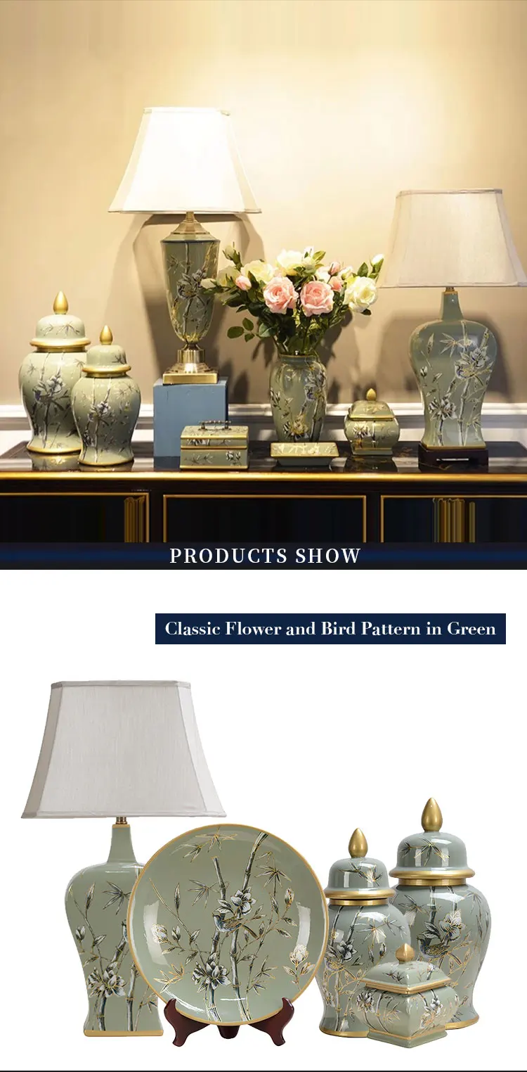 Custom Size Wholesale Chinese Antique Hand Painted Flower Porcelain