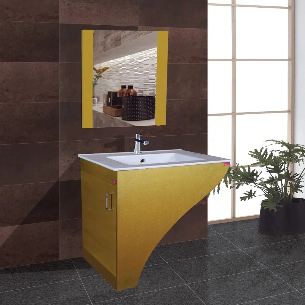 High Quality Bathroom Vanities Modular Bathroom Furniture PVC Bathroom Cabinet basin for home decor