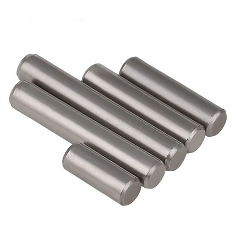 100 Pièces Goupilles Cylindriques Acier 3x10mm - Roulement à Aiguilles Extrémités Plates - Tolérance -0.03mm