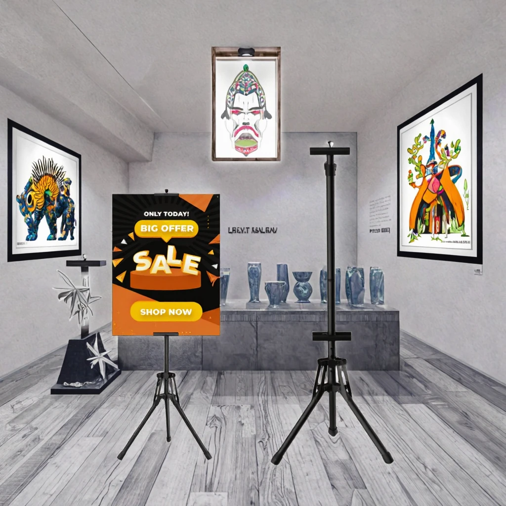 CYDISPLAY Customized Adjustable Retractable Freestanding KT Board ...
