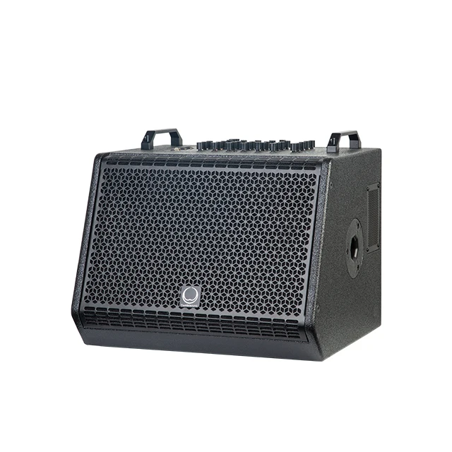 Side-by-side comparison of Alto Busker, NUX 200FR, and Roland Cube Street EX on pavement