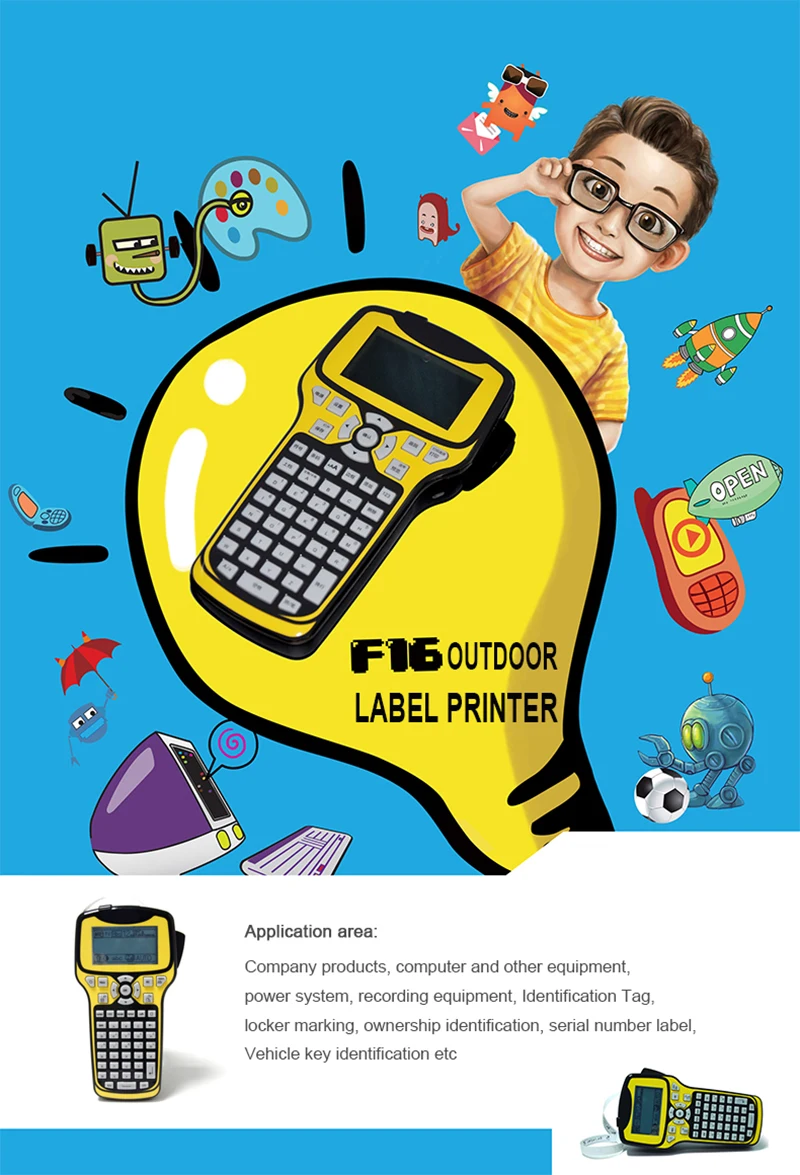 Outdoor Portabel Mini Ponsel Label Maker Handheld Thermal Transfer Label Barcode Heat Shrink Tube Kawat Label Printer Buy Thermal Transfer Heat Shrink Tube Kawat Label Printer Untuk Electric Kawat Penanda Printer