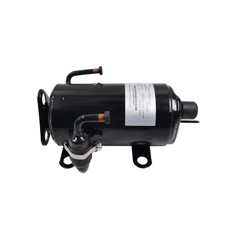 R134a Horizontal Dc 48v Inverter Electric Ac Compressor 1800watt For