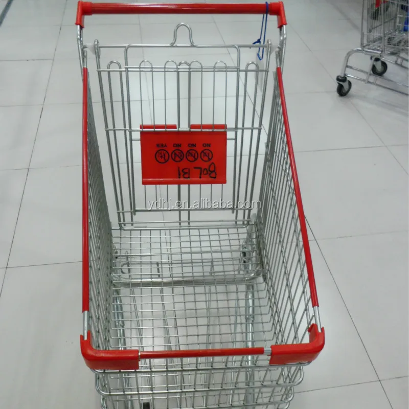 Yuanda American Style Supermarket Shopping Grocery Trolley Cart