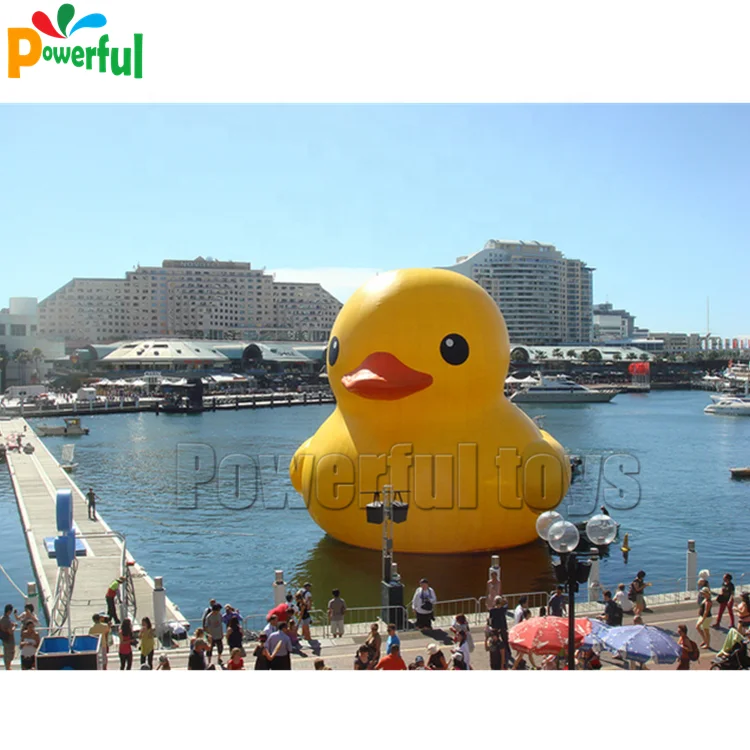 Giant advertising inflatable duck model big yellow rubber duck for sale