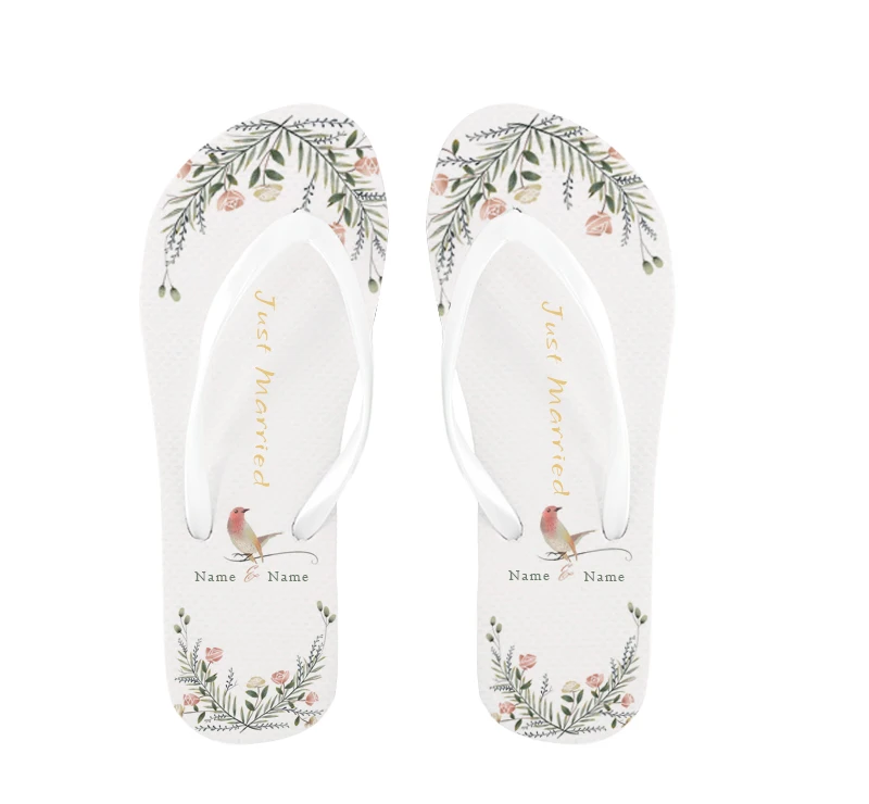 just married slippers