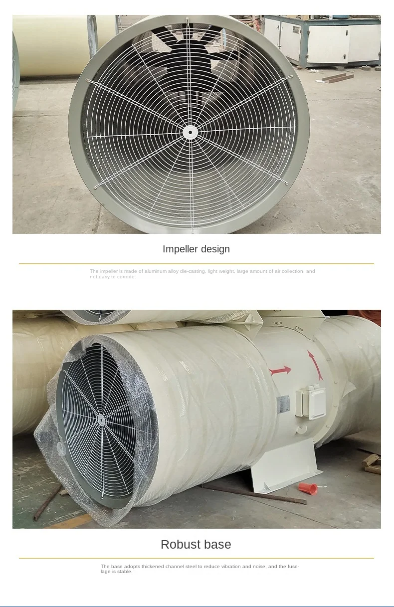 Tunnel Jet Axial Fan, SDS, 380, Carbon Steel - detail 4