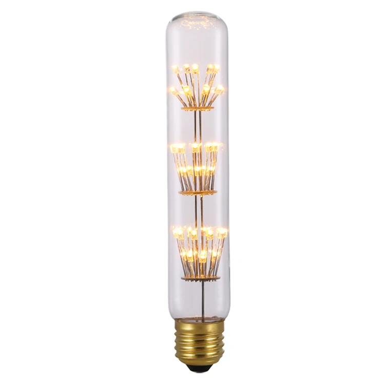 T30 Edison Star Lamp  T10 LED starry bulb T10 tubular decorative bulb T30 LED Silver Wire Bulb