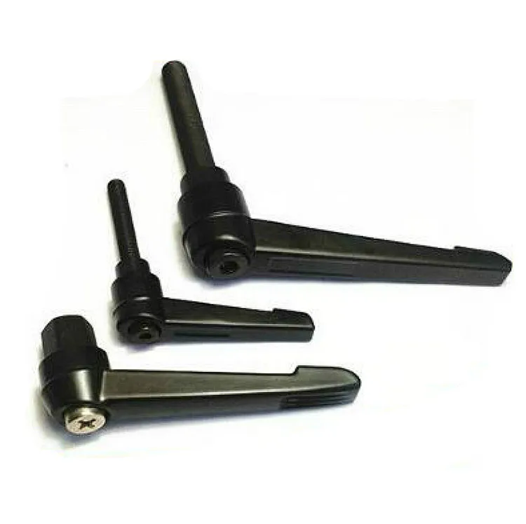Black Adjustable Handle - Durable & Versatile for Machinery