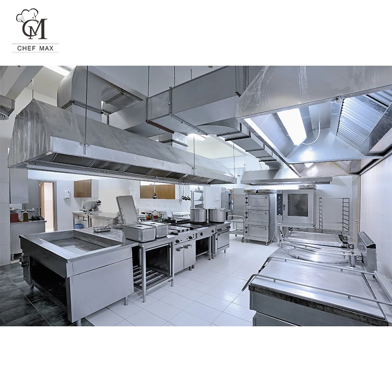Italian Dubai Restaurant Heavy Duty Kitchen Equipment For Hospital
