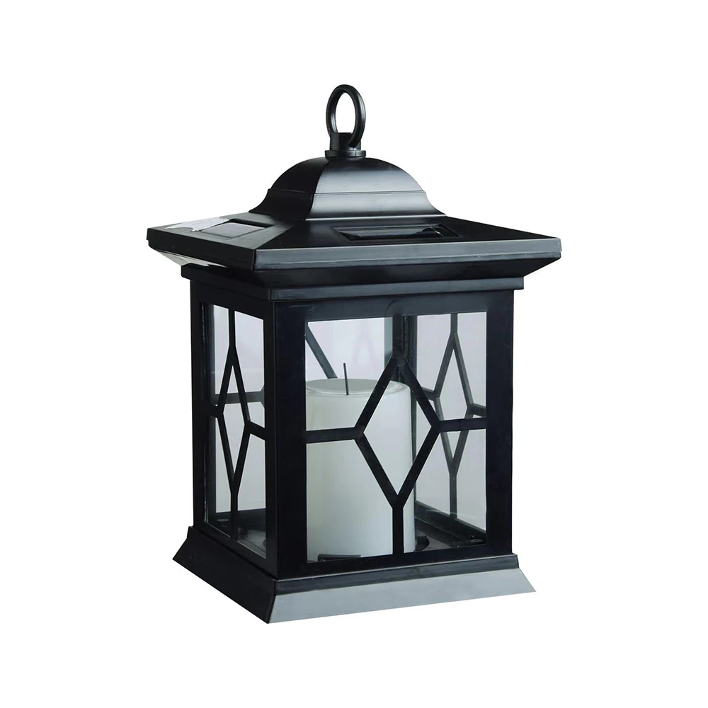 LED Solar Lantern Waterproof Outdoor Lantern Solar Lights Outdoor Decorative Candle Light