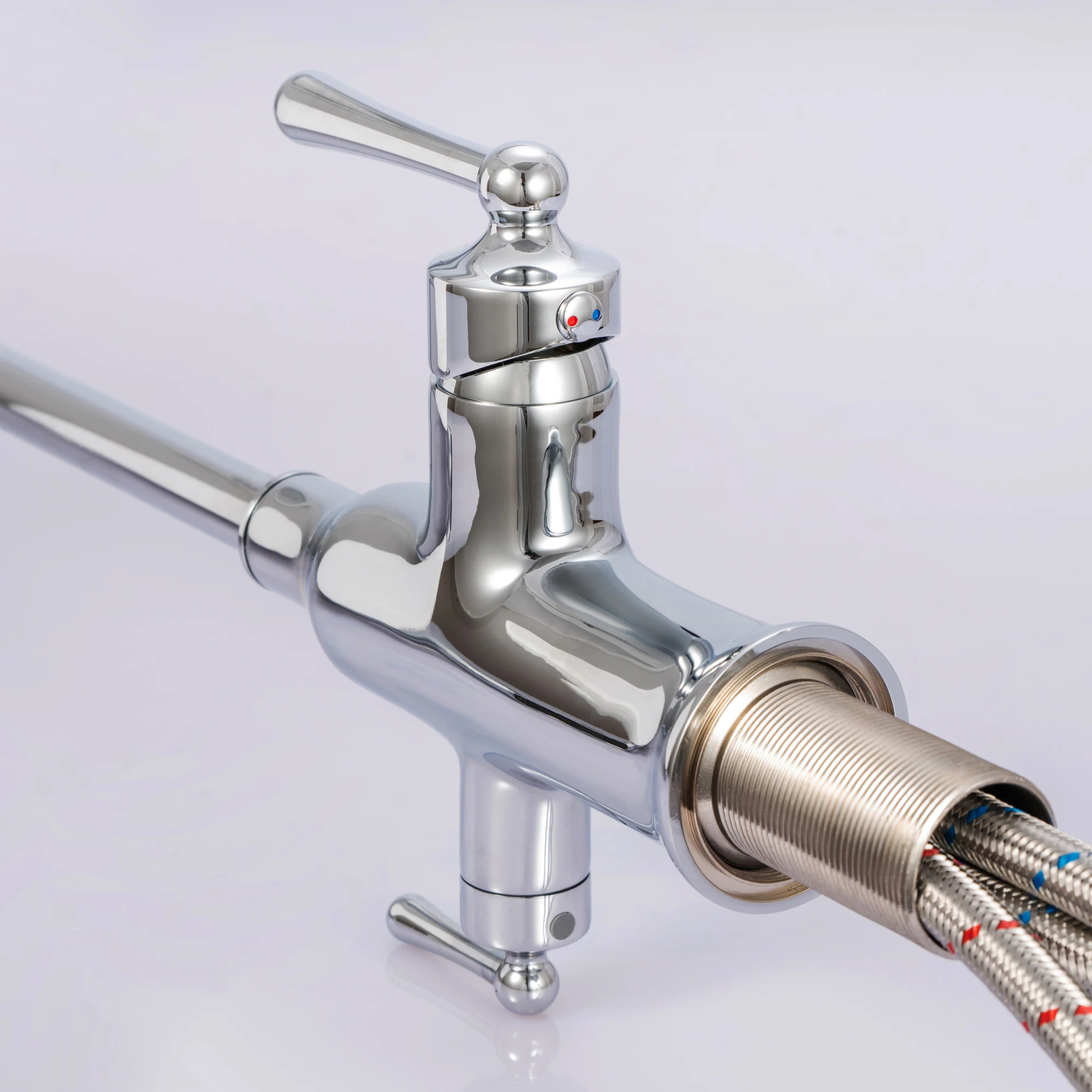 Drink Pure Water Two Out Let Brass Healthy Material Dual Handle 3 Way